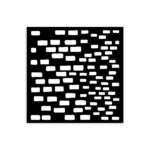 Stamperia Silent Sea BRICKS Mix Media Stencil - Image 2