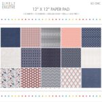 Simply Creative SO CHIC 12"X12" Scrapbook Paper Pad 20 sheets