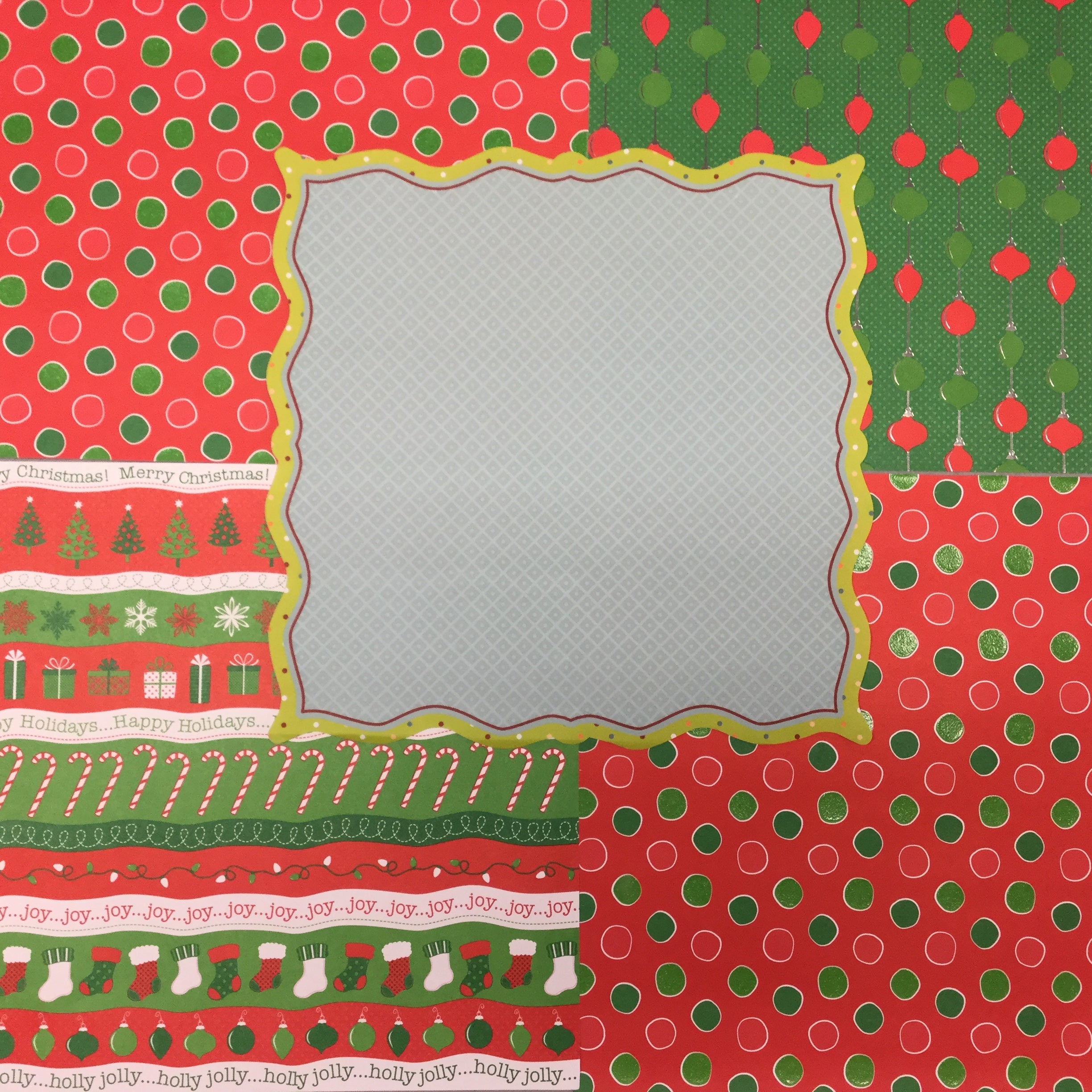 B024D0C1-D01C-4EF4-AC5B-44ED618B6000.jpeg Sale CHRISTMAS Themed Lot 6pc Scrapbook Pack - Image 1