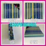 Robert Alan STRIPED 6"X6" Mini Scrapbook Album - Image 5