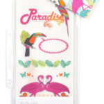Kaisercraft PINA COLADA Collection Rub Ons  8"X4"