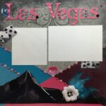 LAS VEGAS MOUNTAIN COLOR BLOCK ScrapbooksRUs Scrapbook Page Kit