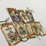 Tags & Ephemera 8pc HAPPY EASTER CROSS TAGS - Image 2