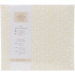 Docrafts Papermania OYSTER BLUSH 8”X8” Fabric Postbound Album