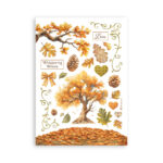 Stamperia WHISPERING WOODS Washi Pad 8 Sheets - Image 6