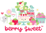 Doodlebug BERRY SWEET Shape Sprinkles 20pc - Image 2