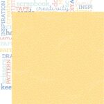 Kaisercraft Crafternoon Collection CRAFTY 12"X12" Scrapbook Paper