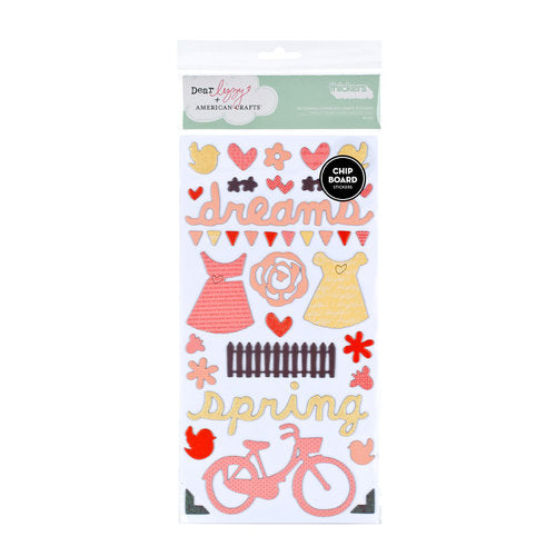 B2090E6F-CE0B-42DF-AF68-ECF50FC18361.jpg Thickers Dear Lizzy BLISS Chipboard Shape Stickers - Image 1