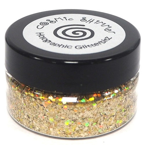 B233039D-F1F2-4273-9A55-05F9537807A5.jpg Cosmic Shimmer GOLDEN HAZE Holographic Glitterbitz 25ml - Image 1