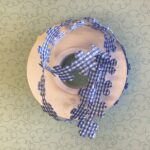 Scrapbooksrus GINGHAM FLORAL RIBBON 1 yard - Image 2