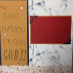 Premade Pages ONE NATION UNDER GOD 12"X12" (2) Scrapbook Pages