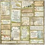 Stamperia FOREST MAXI PAD 12"X12" Scrapbooking Paper Pack - Image 3