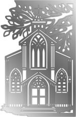 Gemini Inter’lace VILLAGE CHAPLE Metal Cutting Die 1pc - Image 2