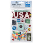 Paper House DISCOVER USA 3D Stickers 13pc - Image 2