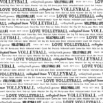 VOLLEYBALL PRIDE 2 12x12 Scrapbook Paper - Image 2