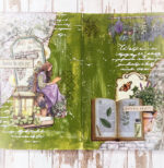 Stamperia Herbarium Silvae TEA TIME RUB ON Rubon Sheet - Image 3