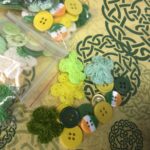 Crochet Flowers & Buttons St.Patrick’s Day Ireland 12-14pc - Image 2
