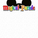MAGICAL PARADE EARS DS 12"X12" Scrapbook Paper