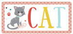 Echo Park Cat JOURNALING CARDS 12"X12" Paper - Image 2