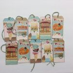 Tags & Ephemera 10pc ICE CREAM & CAKE TAGS