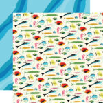 Carta Bella Summer Splash GONE FISHING 12"x12" Paper
