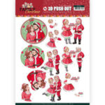 FAMILY CHRISTMAS 3D Push Out Diecuts