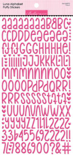 Bella Blvd LUNA ALPHABET Puffy Stickers Letters Numbers - Image 10