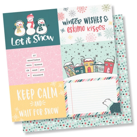 B78EAEBB-A023-4DD1-812C-9D3605F8370F.jpeg Simple Stories Freezin’ Season 4x6 HORIZONTAL ELEMENTS 12x12 Scrapbook Paper - Image 1