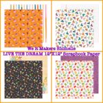 We R Makers Shimelle LIVE THE DREAM 12"X12" Scrapbook Paper - Image 2