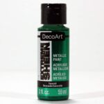 DecoArt Extreme Sheen EMERALD Metallic Acrylic Paint 2oz
