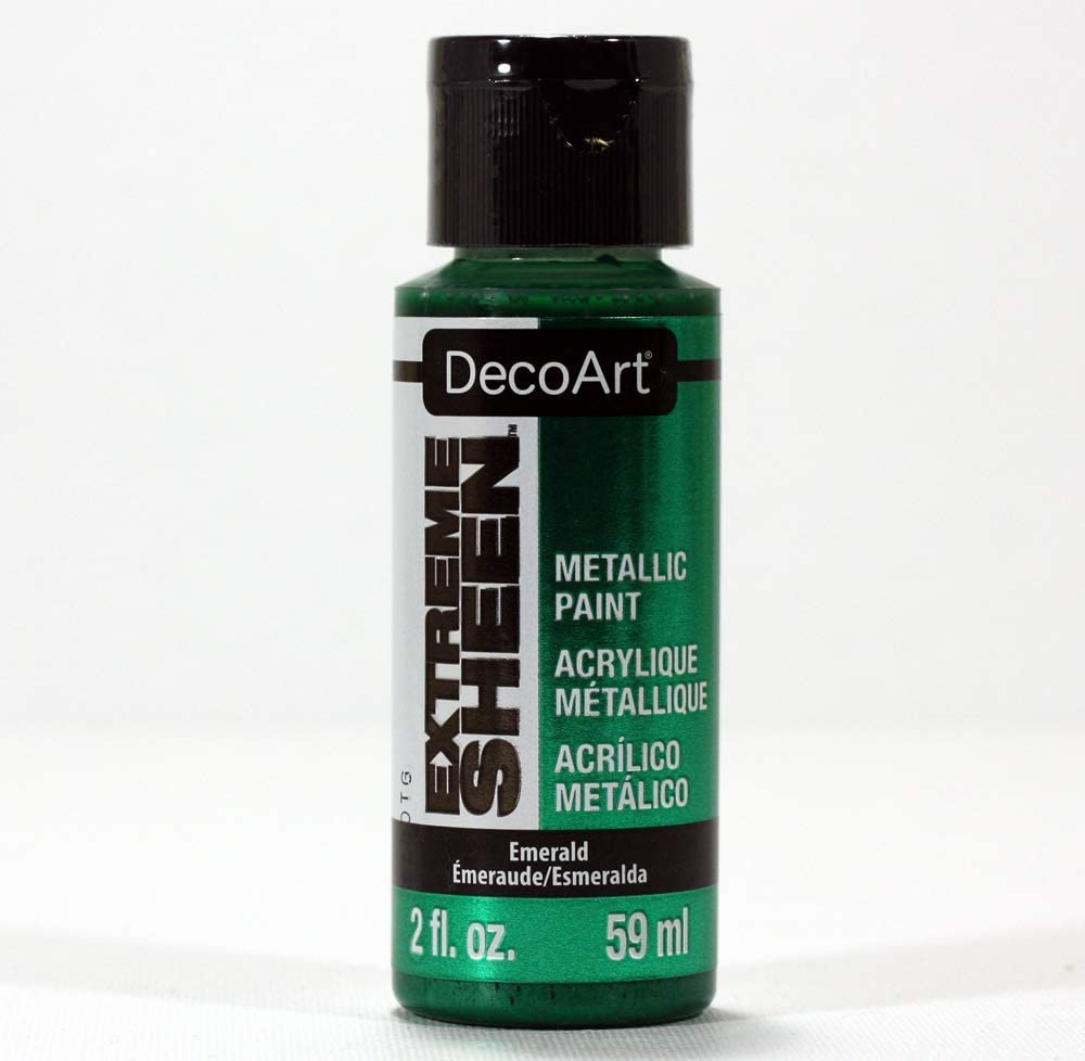 B7F6B46D-660E-4951-9B91-8640997D0B4E.jpg DecoArt Extreme Sheen EMERALD Metallic Acrylic Paint 2oz - Image 1