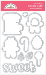 Doodlebug GINGERBREAD KISSES Stamps & Dies Set - Image 3