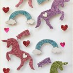 Little Birdie UNICORN Stickers Handmade Embellishments 27pcs