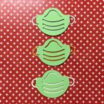 Corona FACE MASK Covid-19 Quarantine Scrapbook DieCuts 3.5” - Image 11