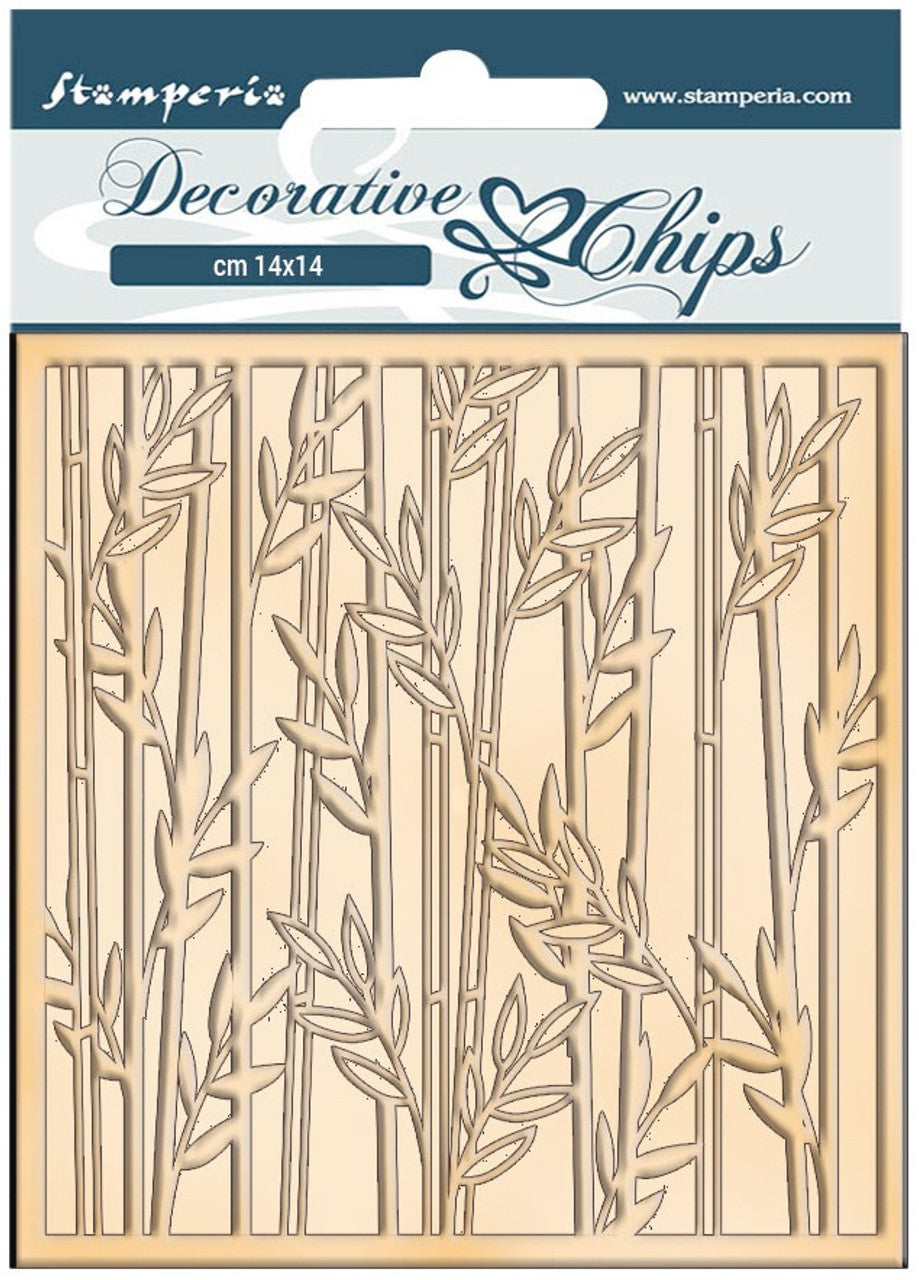 B86E1CB5-F1ED-4524-99F0-46A0664DD302.jpg Stamperia Decorative Chips BAMBOO Sir Vagabond in Japan 1pc - Image 1