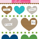 Bella Blvd Earth HEART HUGS 7 pc.