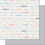 IN MEMORY OF DS 12"X12" Scrapbook Paper