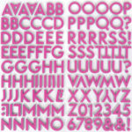 Thickers Dear Lizzy Here & Now FLIP FLOP Foam Letter Stickers