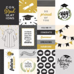 Paper House GRADUATION TAGS 12X12 Scrapbook Sheet - Image 2