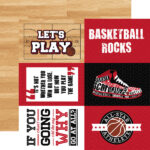 Echo Park BASKETBALL 12"X12" Scrapbook Collection Kit - Image 4