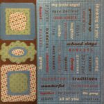 Thinking of You Retro Sentiments & Frames Chipboard 12” x 12” Sheet