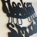 HOCKEY SMILE Title Laser Scrapbook Die Cut - Image 2