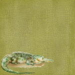 Scrapbook Customs SAFARI CROCODILE 12"X12" Scrapbook Paper - Image 2