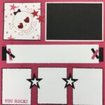 Premade Pages $5.00 YOU ROCK (2) 12"X12" Scrapbook Pages