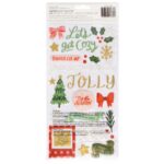 Thickers ALL IS BRIGHT Puffy Phrase And Accent Stickers 98pc - Image 2