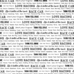 Scrapbook Customs RACE CAR PRIDE #2 12"X12" Scrapbook Paper - Image 2