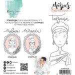 Studio Light Misees TATIANA Clear Acrylic Stamp Set 14pc