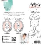 Studio Light Misees TATIANA Clear Acrylic Stamp Set 14pc