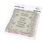 Pinkfresh Studio MAKING THINGS HAPPEN Stamp Stencel & Die Set 9pc - Image 2