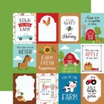Echo Park FUN ON THE FARM 12”x12” Scrapbook Paper - Image 6